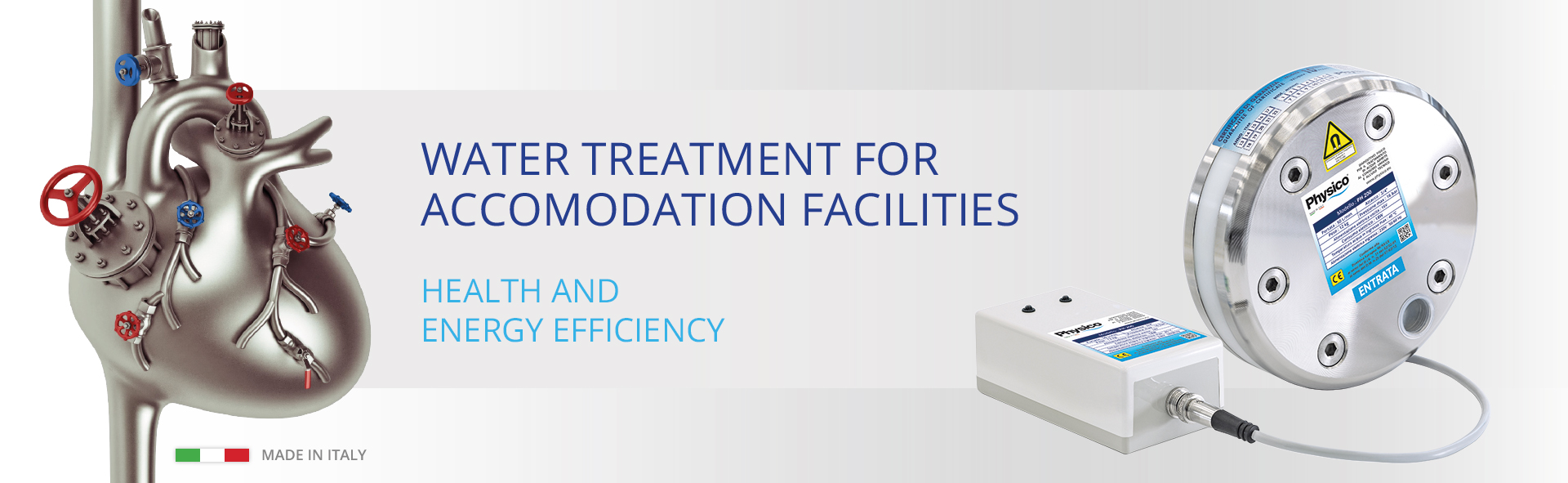 Water treatment for acoomodation facilities