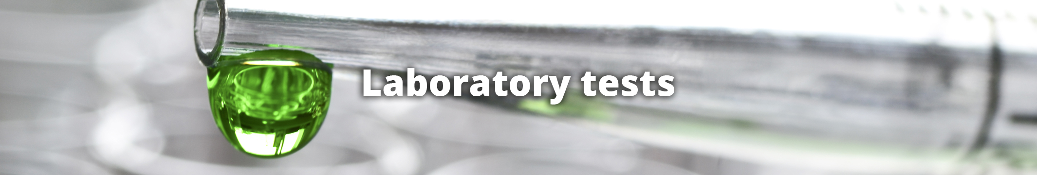 Laboratory tests